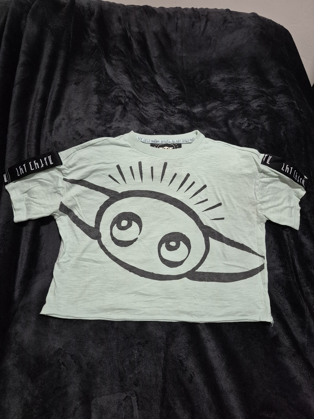Baby Yoda/Grogu Crop Top Graphic Tee